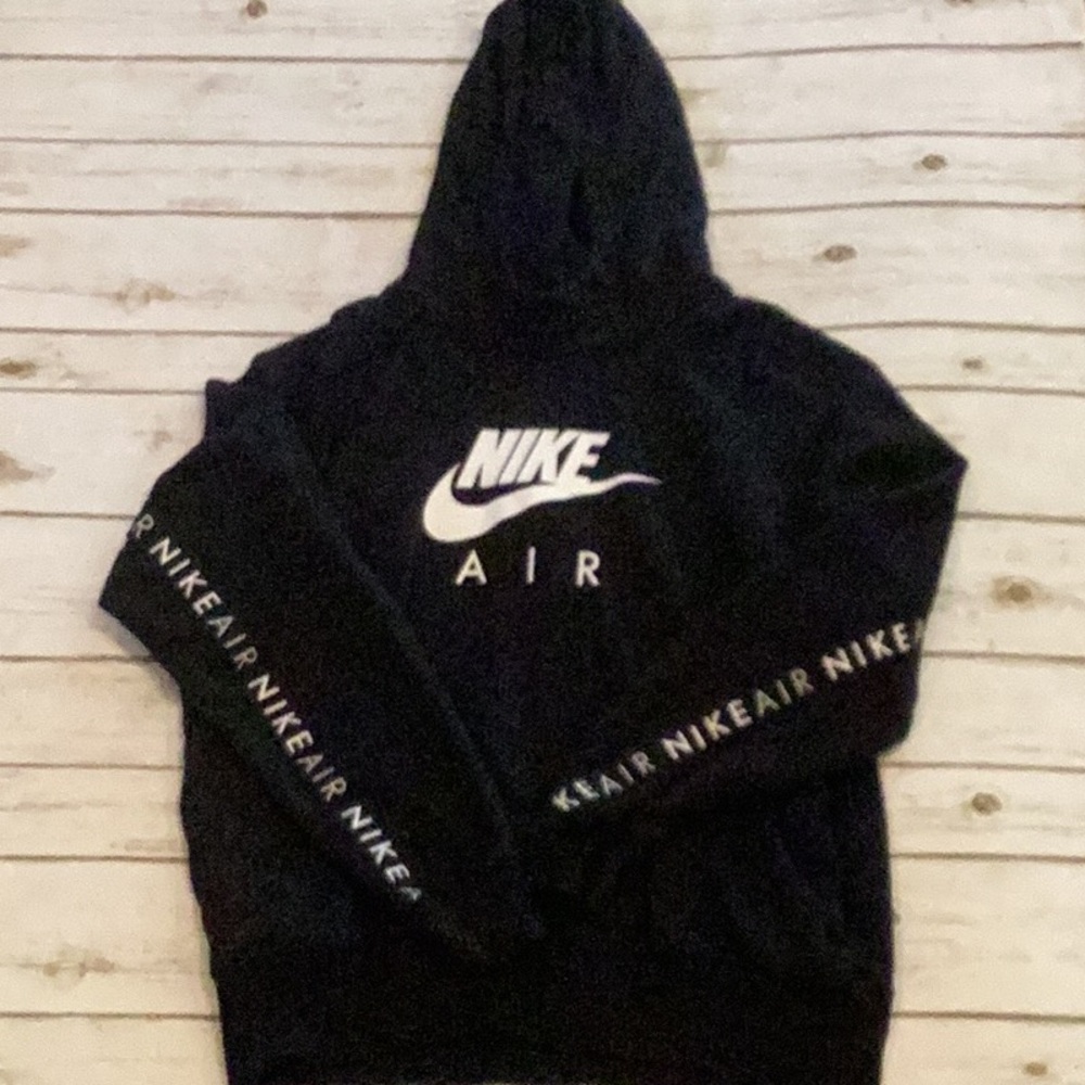 Nike Logo Black Hoodie XL